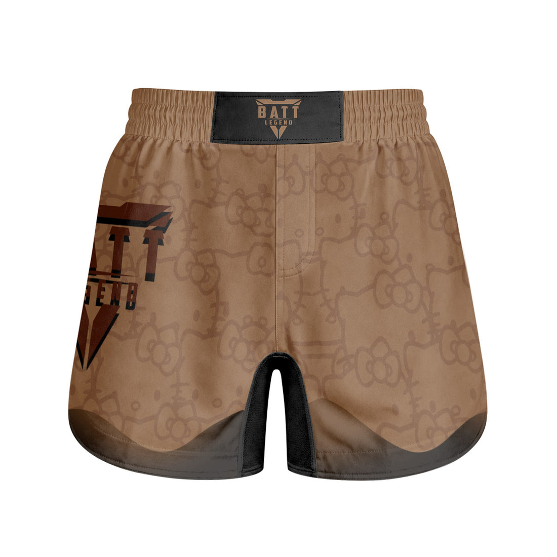 Hello Kitty Jiu Jitsu Brown Grappling Shorts
