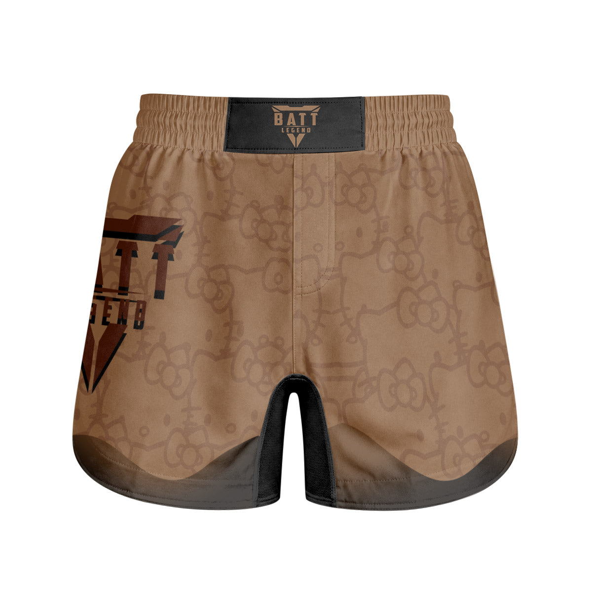 Hello Kitty Jiu Jitsu Brown Grappling Shorts