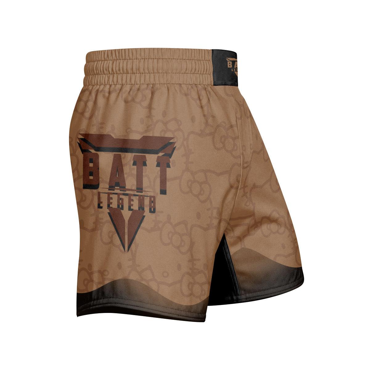 Hello Kitty Jiu Jitsu Brown Grappling Shorts