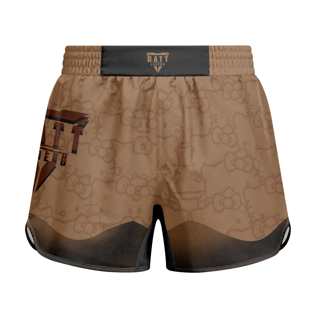 Hello Kitty Jiu Jitsu Brown Kids Grappling Shorts