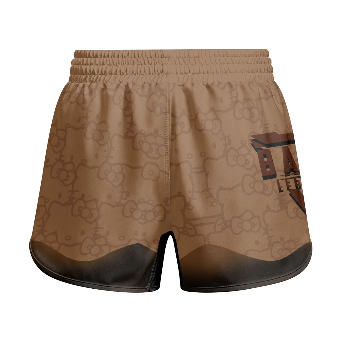 Hello Kitty Jiu Jitsu Brown Kids Grappling Shorts