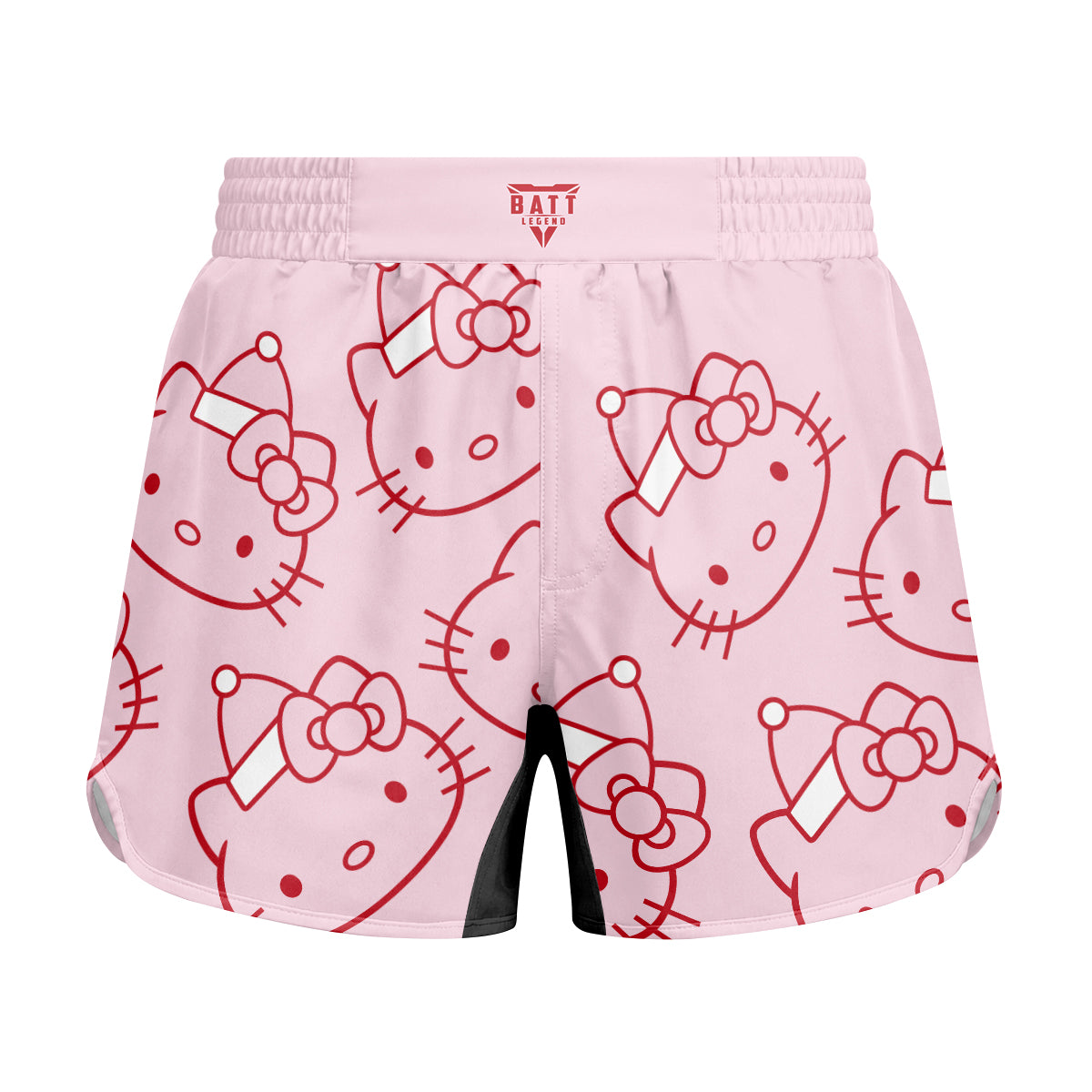 Hello Kitty Pink Santa Kids Grappling Shorts