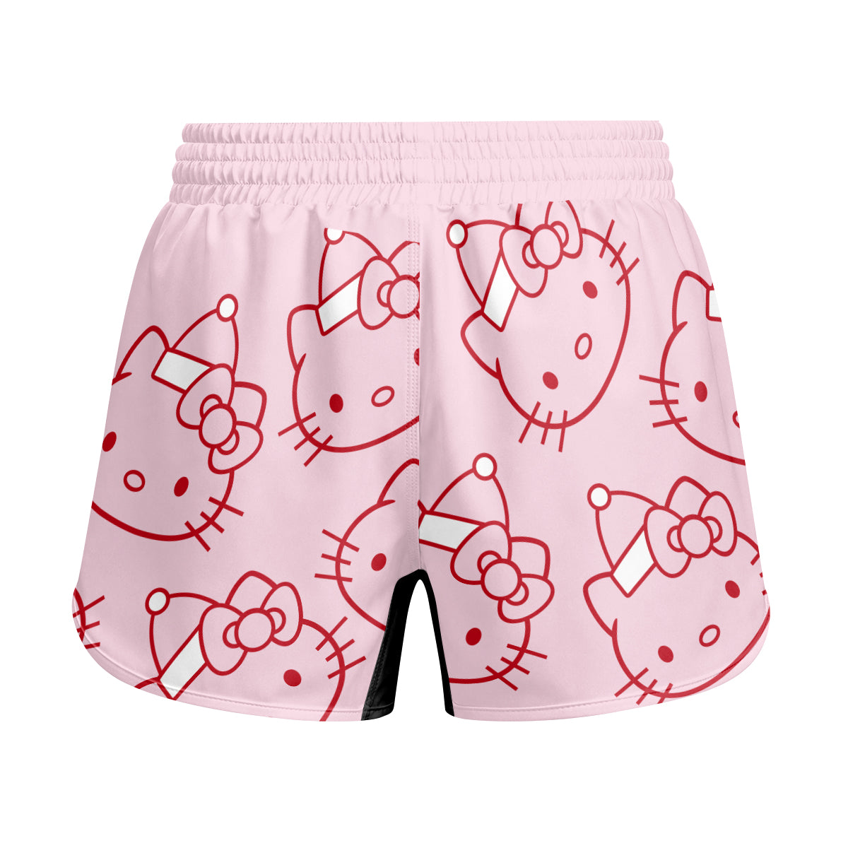 Hello Kitty Pink Santa Kids Grappling Shorts