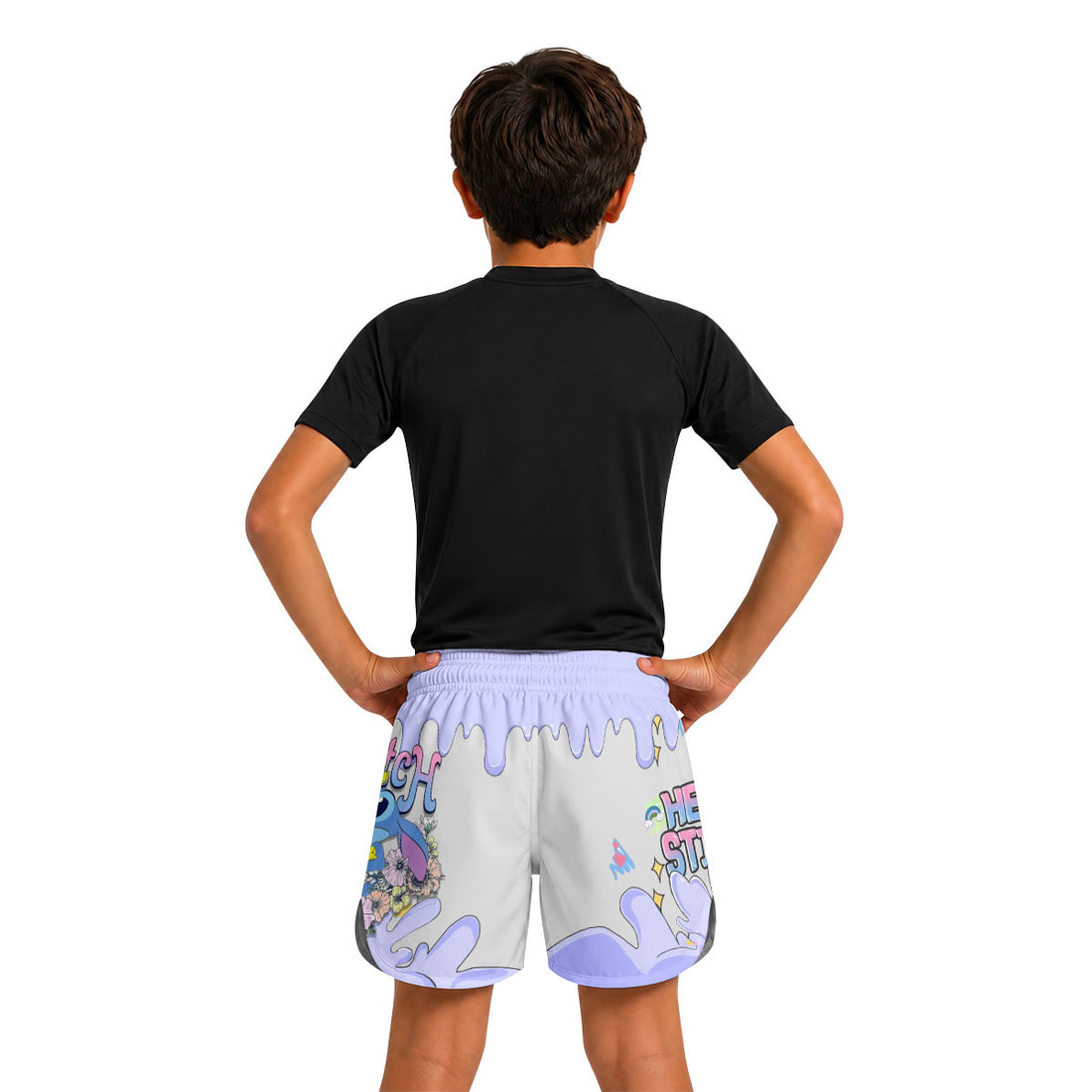 Hello Stitch Kids Grappling Shorts