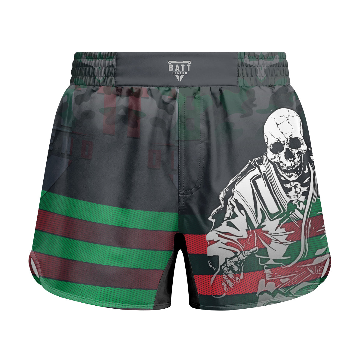 Italy Skull Fighter Kids Grappling Shorts