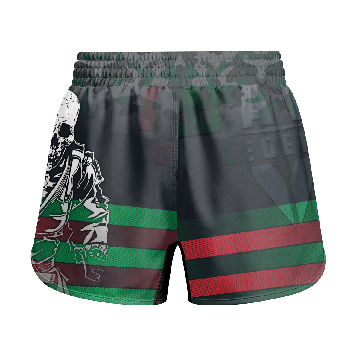 Italy Skull Fighter Kids Grappling Shorts