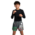 Italy Skull Fighter Kids Grappling Shorts
