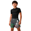 Italy Skull Fighter Kids Grappling Shorts