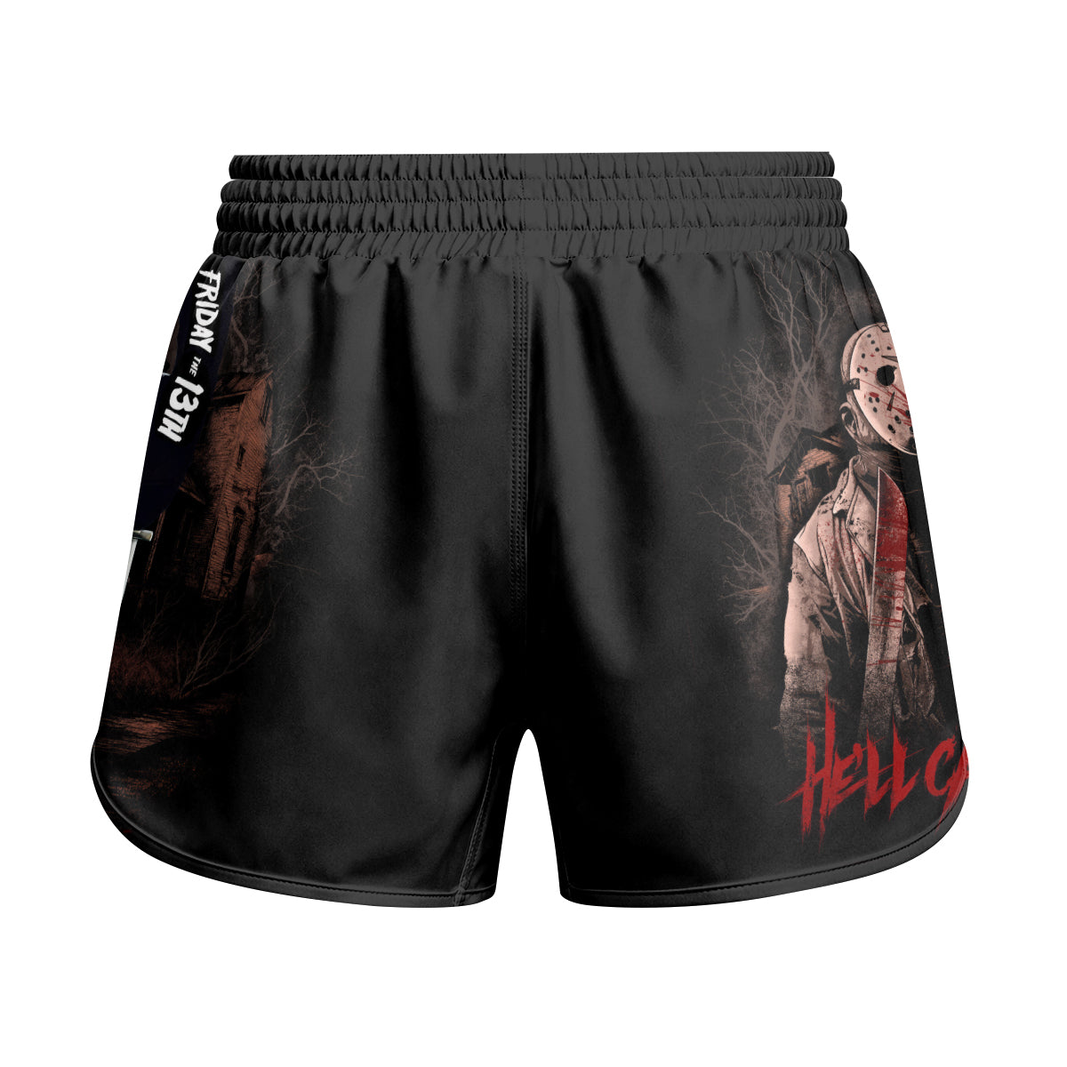 Jason Voorhees Hell Catch You Kids Grappling Shorts