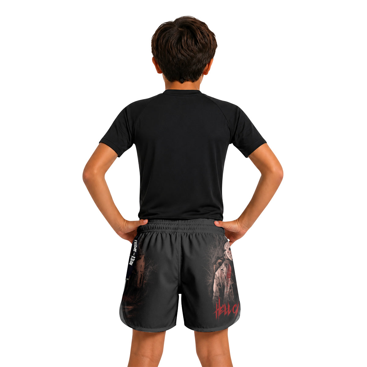 Jason Voorhees Hell Catch You Kids Grappling Shorts