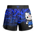 Jason Voorhees Kitty Blue Kids Grappling Shorts