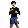 Jason Voorhees Kitty Blue Kids Grappling Shorts