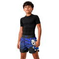 Jason Voorhees Kitty Blue Kids Grappling Shorts