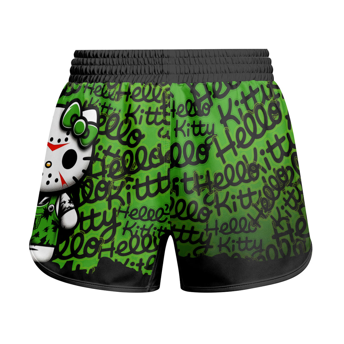 Jason Voorhees Kitty Green Kids Grappling Shorts