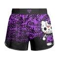 Jason Voorhees Kitty Purple Kids Grappling Shorts