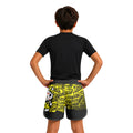 Jason Voorhees Kitty Yellow Kids Grappling Shorts