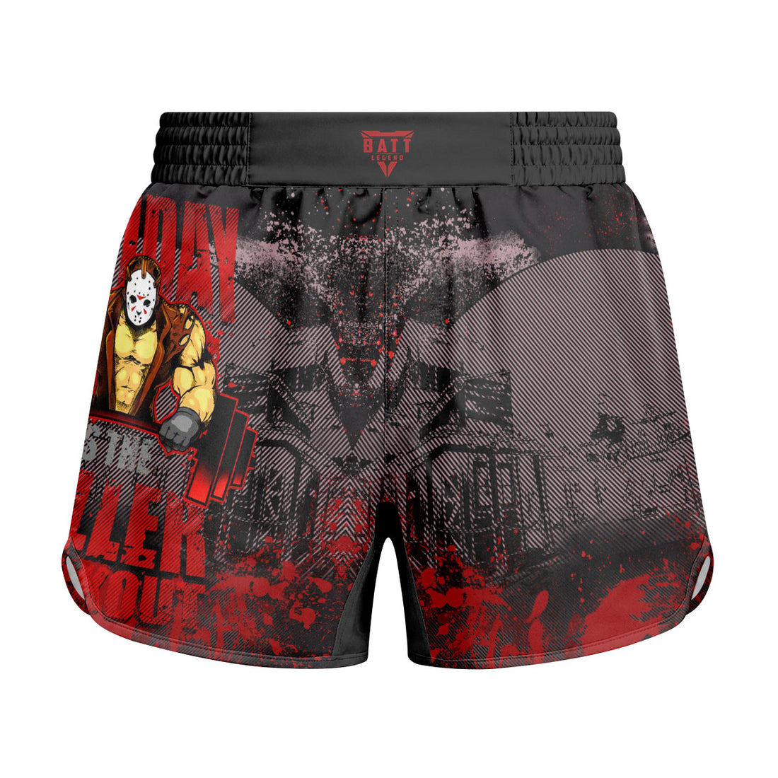 Jason Voorhees Workout Friday Kids Grappling Shorts