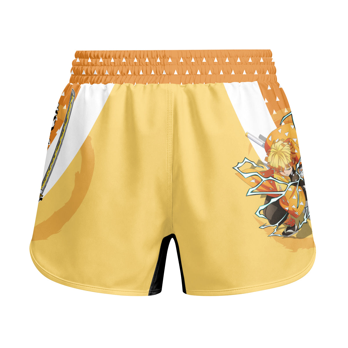 Kimetsu no Yaiba Agatsuma Zenitsu Kids Grappling Shorts