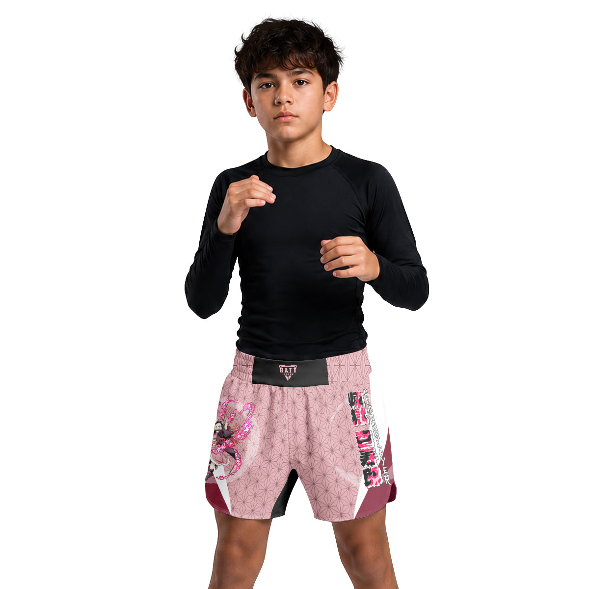 Kimetsu No Yaiba Kamado Nezuko Kids Grappling Shorts