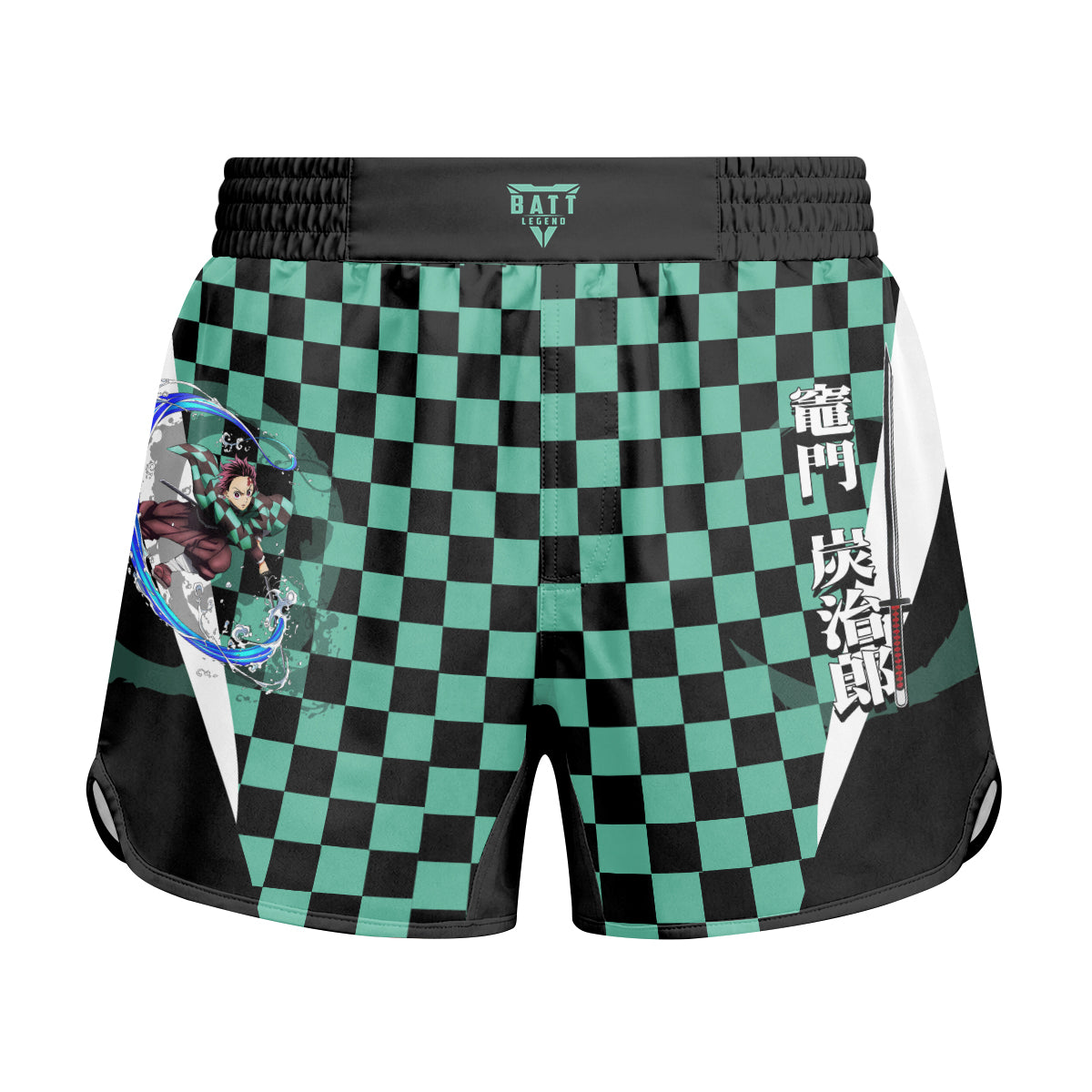 Kimetsu no Yaiba Tanjiro Hinokami Kagura Kids Grappling Shorts