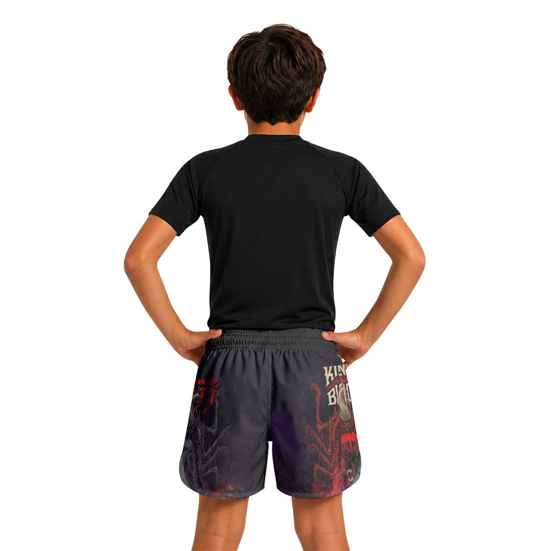 King in Black Kids Grappling Shorts