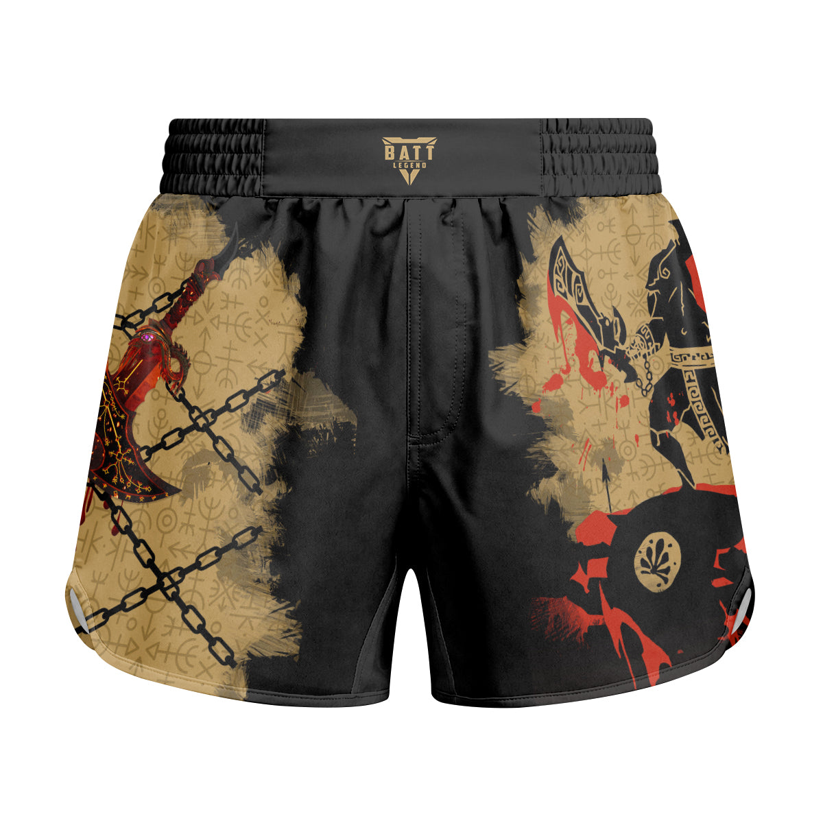 Kratos Ghost of Sparta Kids Grappling Shorts
