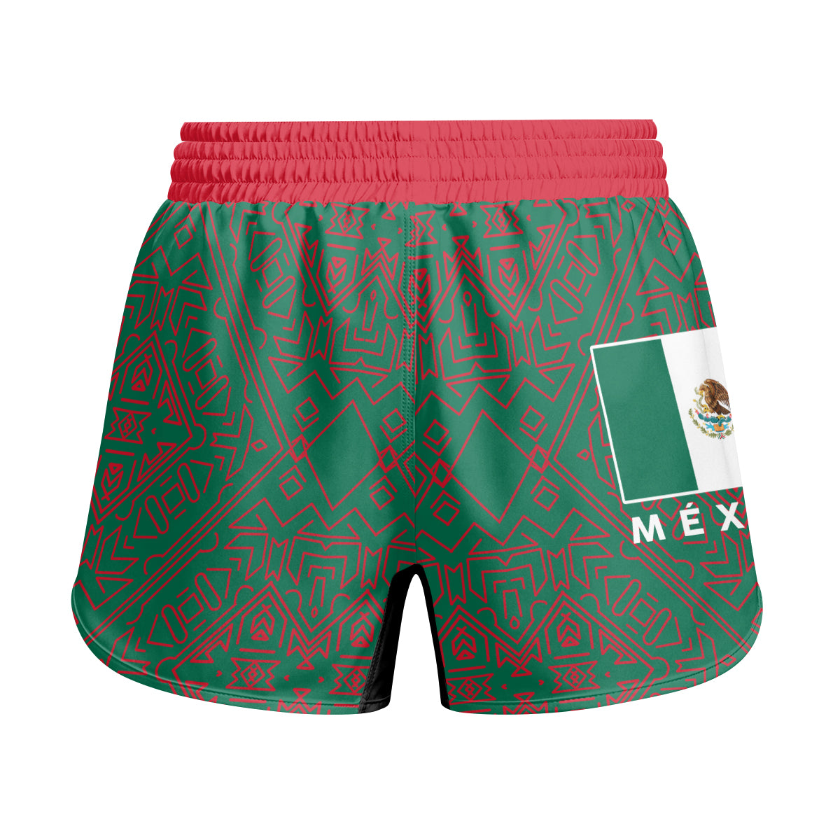 Mexico Flag Kids Grappling Shorts