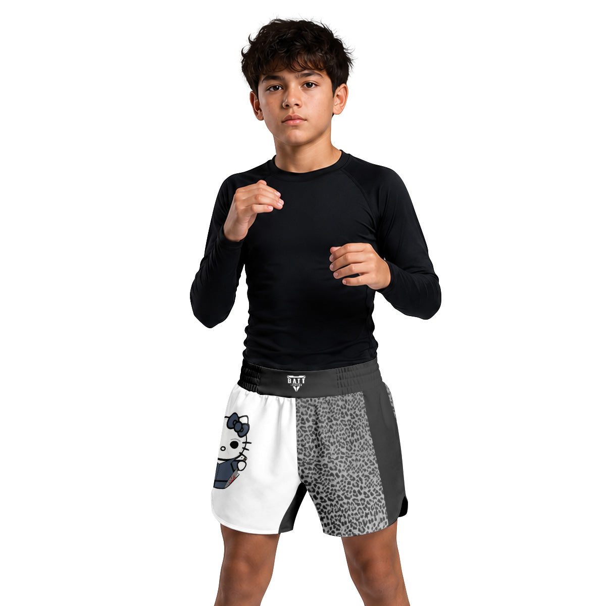Michael Kitty Kids Grappling Shorts