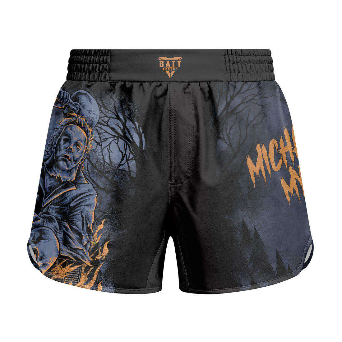 Michael Myer Skull Dumbbell Kids Grappling Shorts