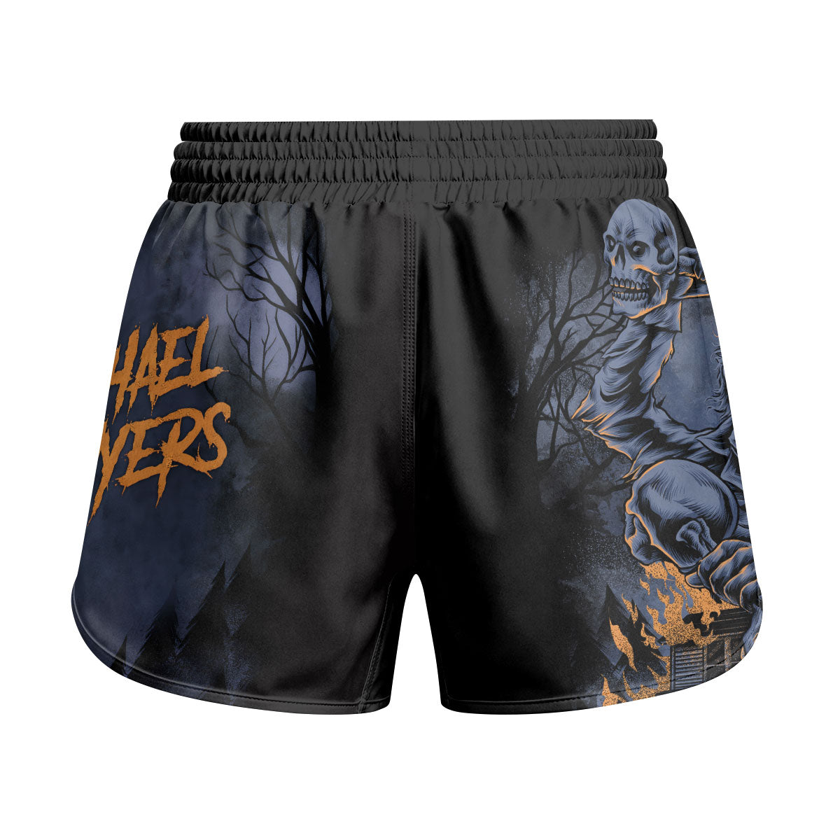 Michael Myer Skull Dumbbell Kids Grappling Shorts
