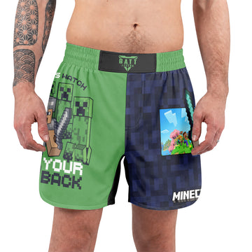 Minecraft Alway Watch Your Back Grappling Shorts