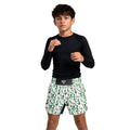 Minecraft Creeper Graffiti Kids Grappling Shorts