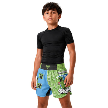 Minecraft Creeper Kids Grappling Shorts