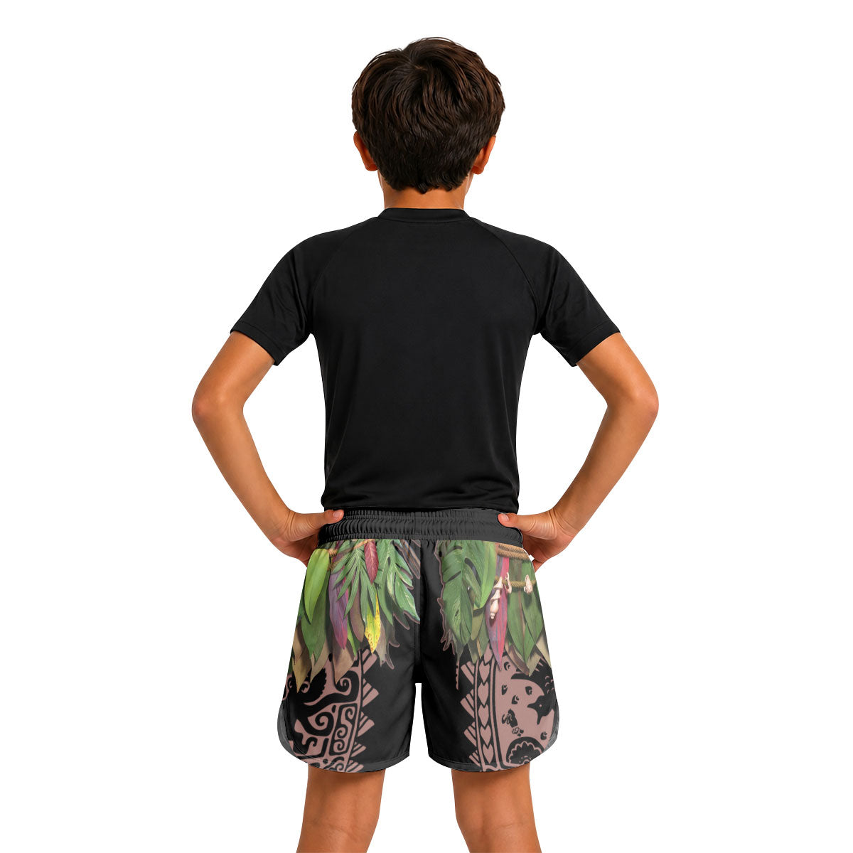 Moana Maui Cosplay Kids Grappling Shorts