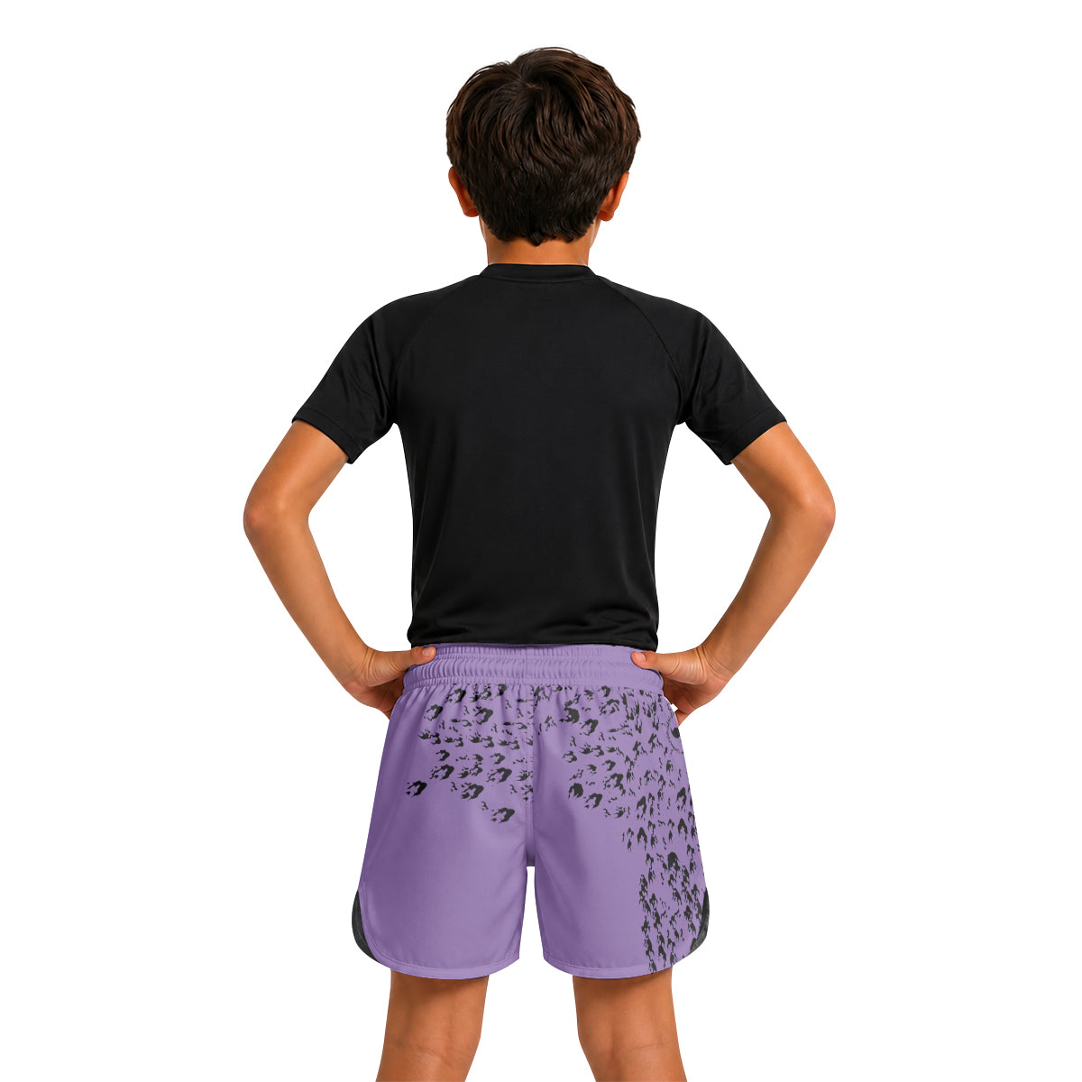 Naruto Sasuke Curse Mark Kids Grappling Shorts
