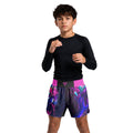 Neon Butcher Jason Voorhees Kids Grappling Shorts