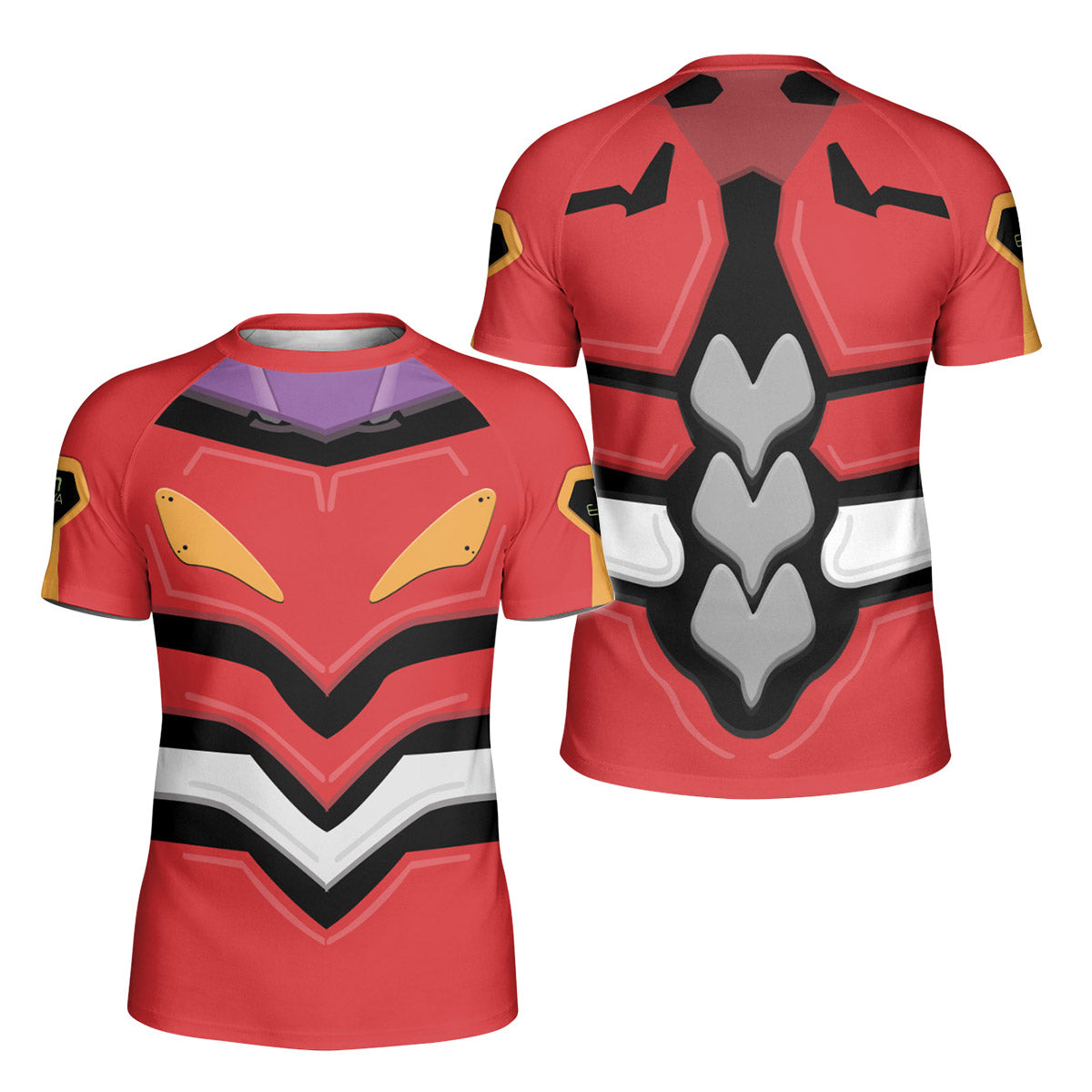 Neon Genesis Evangelion Unit 02 Kids Rash Guard