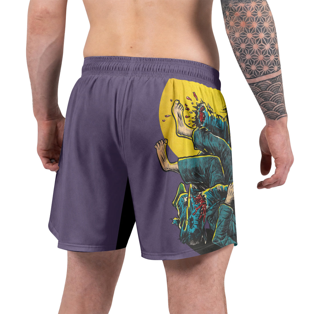 Night of The Jiu-Jitsu Zombies Grappling Shorts