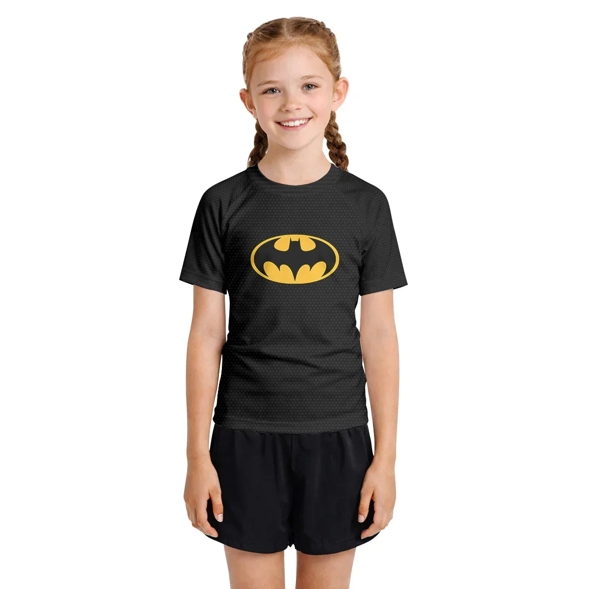 Original Batman Cosplay Kids Rash Guard