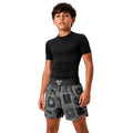 Paisley Wave Kids Grappling Shorts