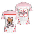 Personalized Jiu Jitsu Hello Kitty Kids Rash Guard
