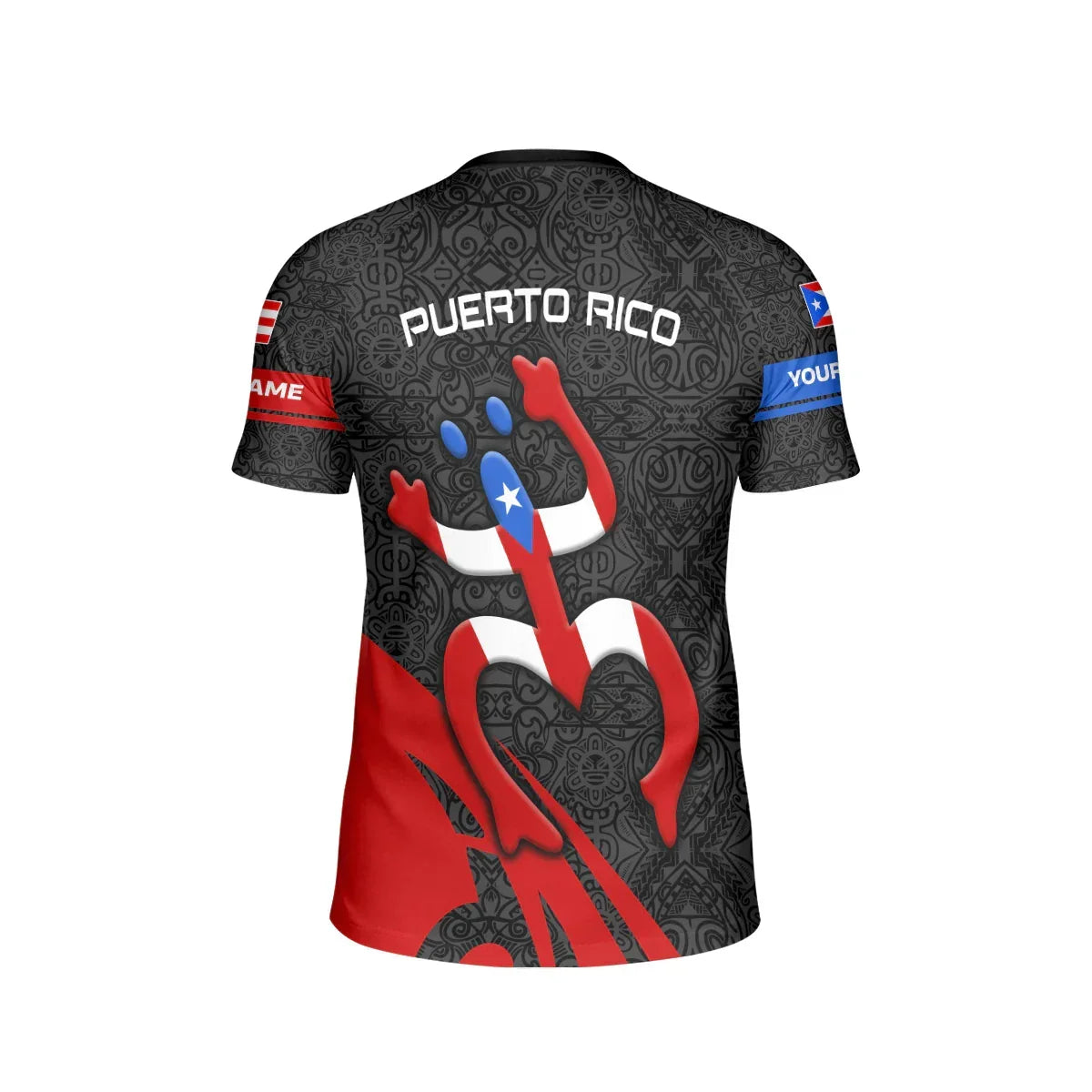 Personalized Puerto Rican Spirit Kids Rash Guard