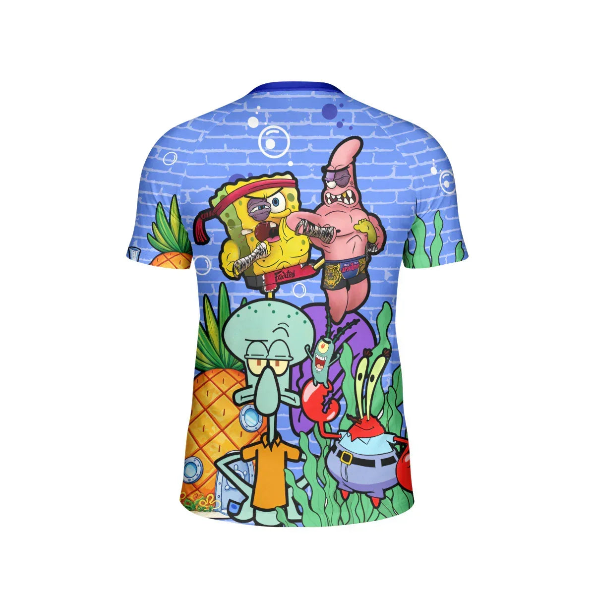Personalized Spongebob Martial Art Kids Rash Guard