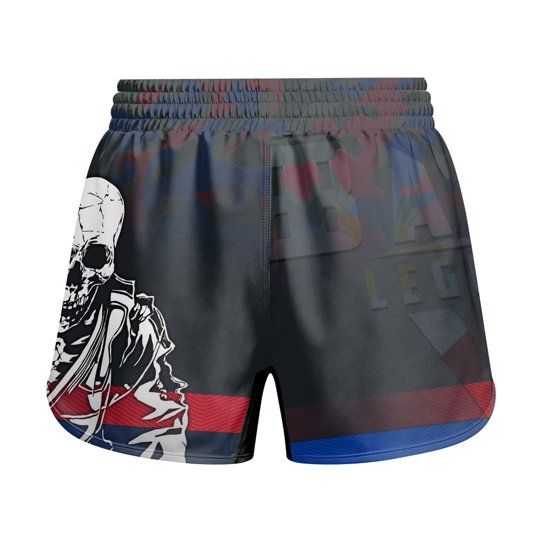 Philippines Skull Fighter Kids Grappling Shorts