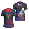 Philippines Skull Fighter Kids Rash Guard