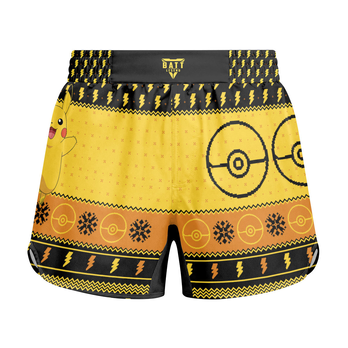 Pikachu Christmas Cheer Kids Grappling Shorts