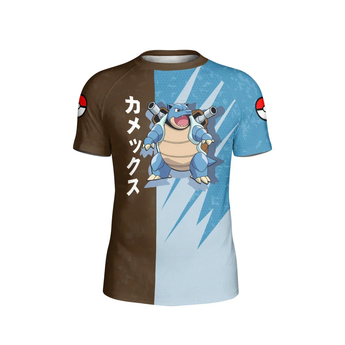 Pokemon Blastoise Water Cannon Kids Rash Guard
