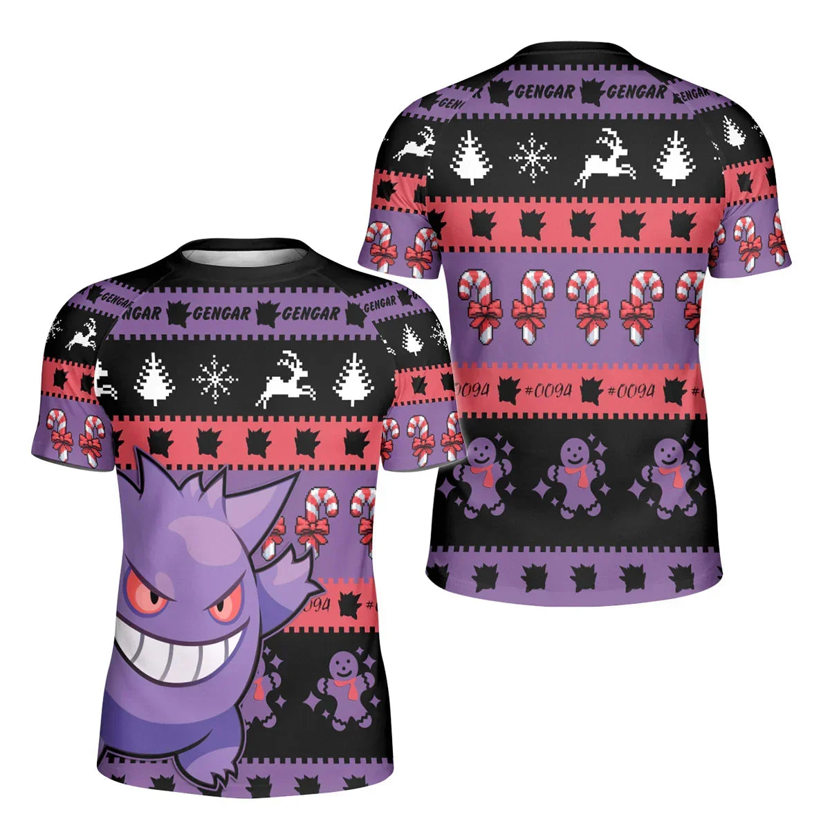 Pokemon Gengar Hello Winter Kids Rash Guard