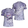 Pokemon Gengar White Enviroment Kids Rash Guard