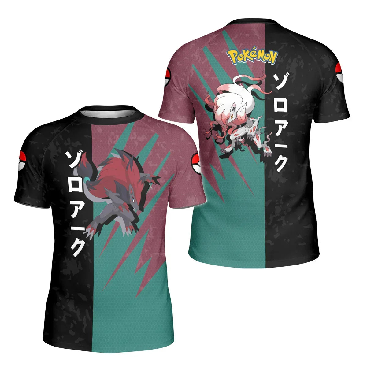 Pokemon Illusion Zoroark Kids Rash Guard